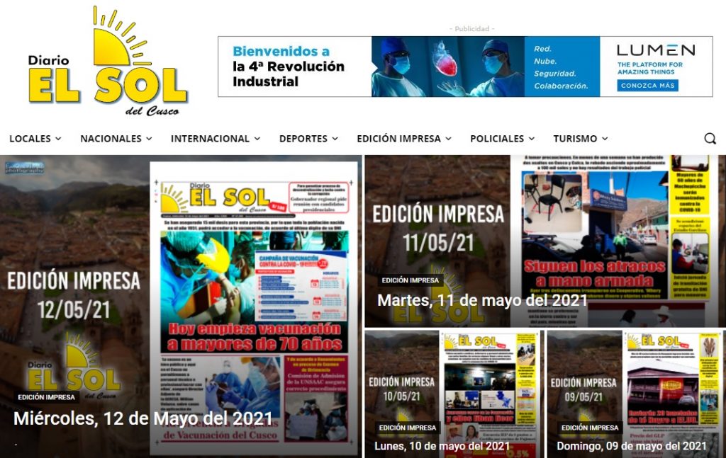 diario el sol del cusco