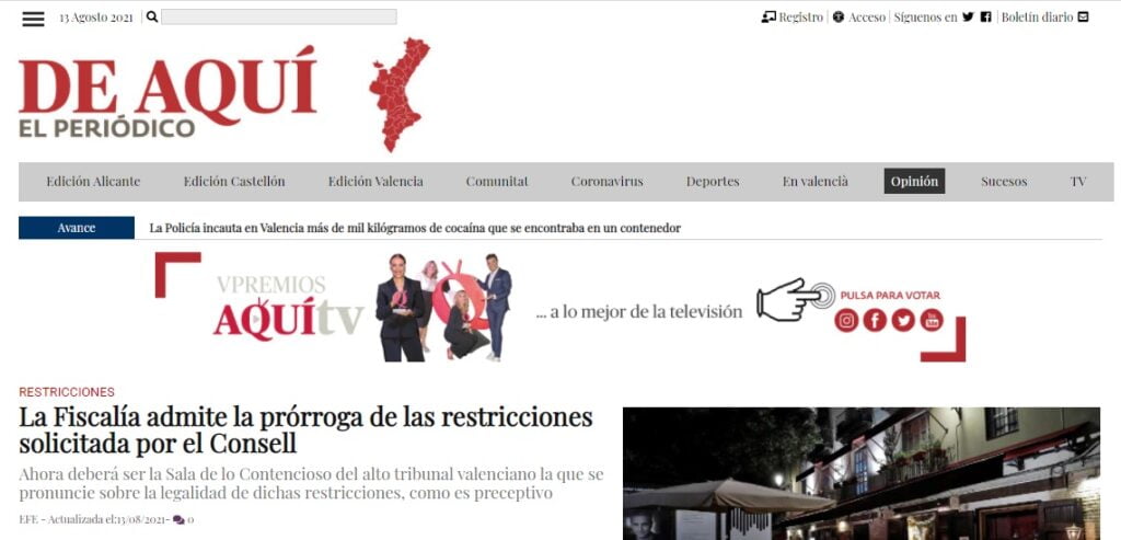 el periodico de aqui